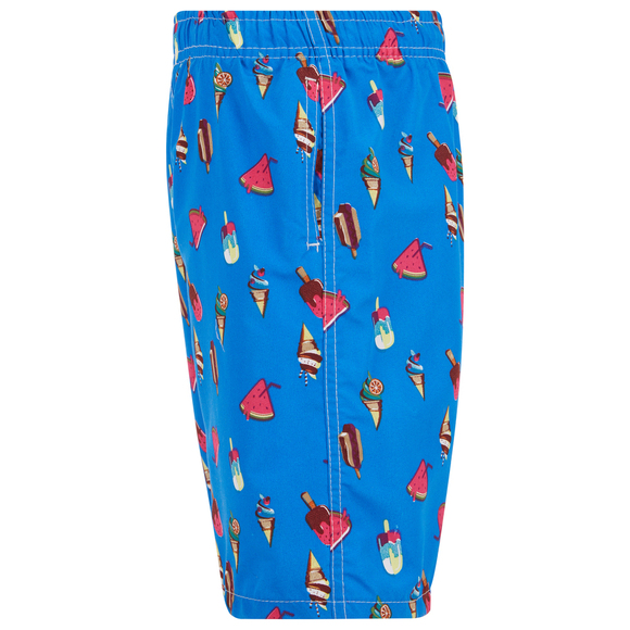 Boys Swim Trunks, Swimsuit Board Shorts, Elastic Bathing Suit, Ice Cream - Picture 3 of 5